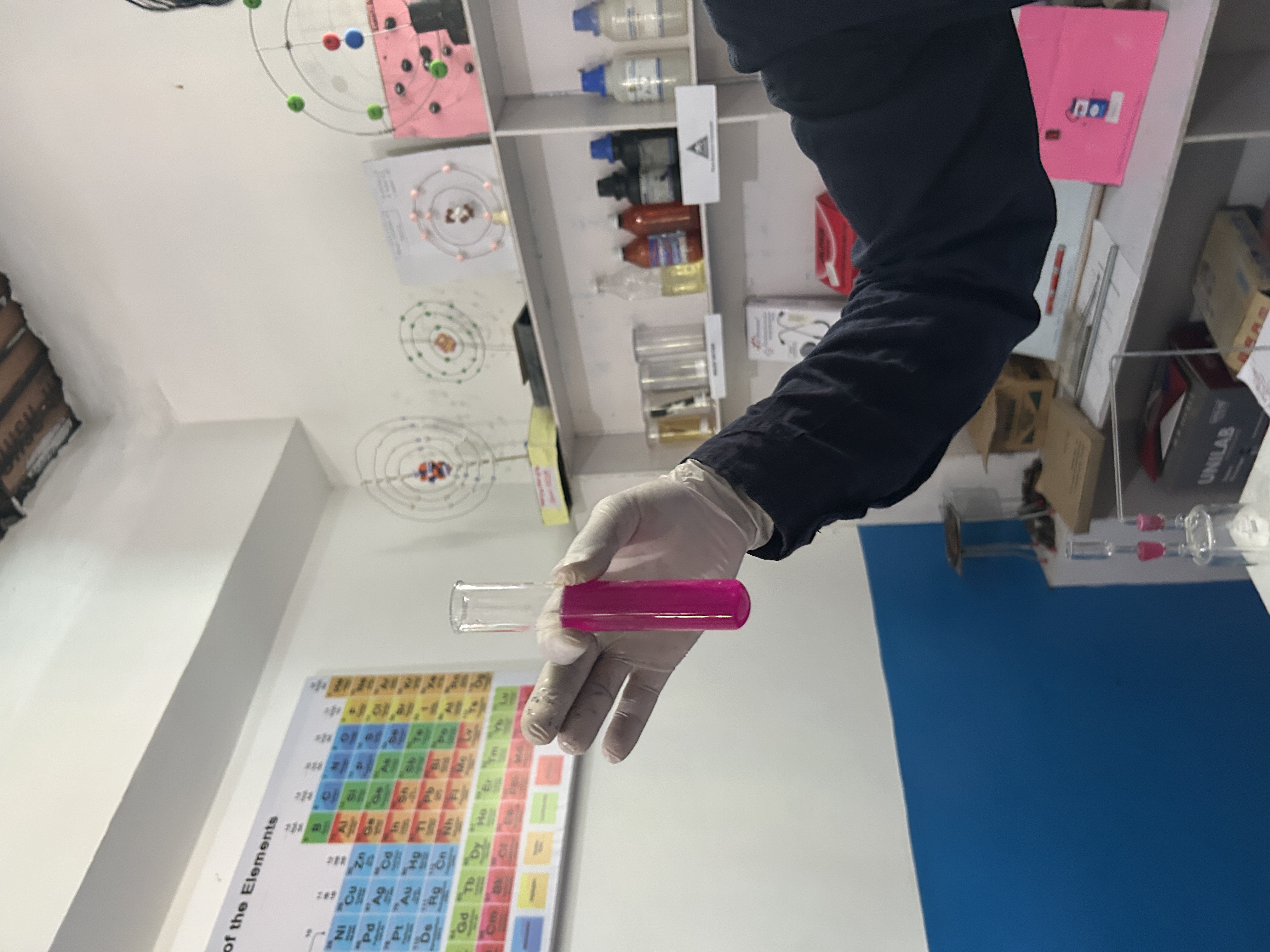 Science Experiments on identification of Acid, Base and Salt