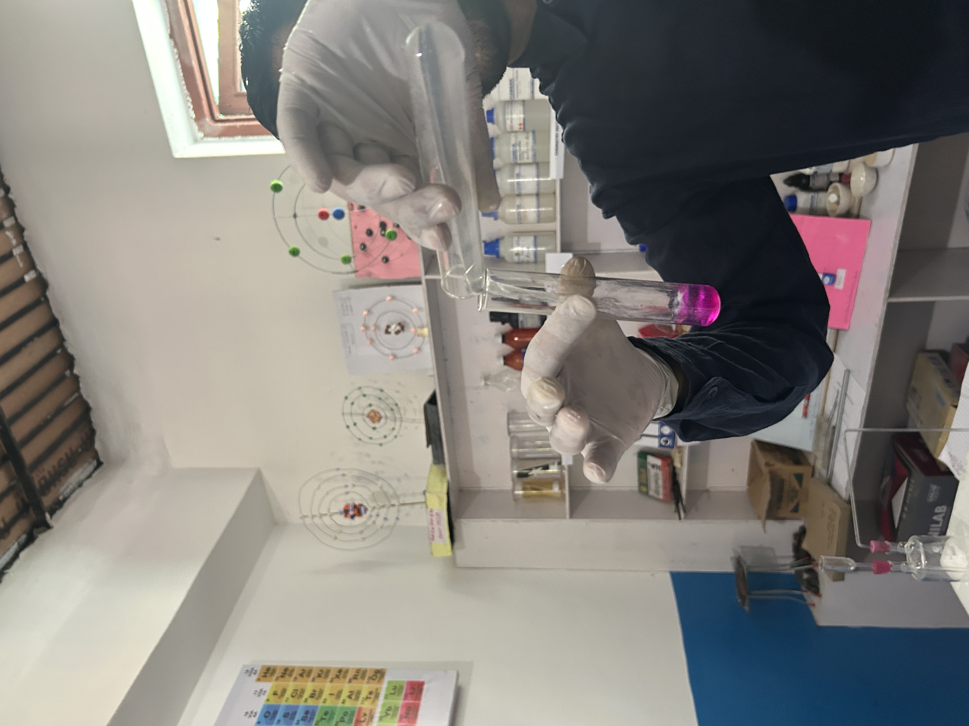Science Experiments on identification of Acid, Base and Salt